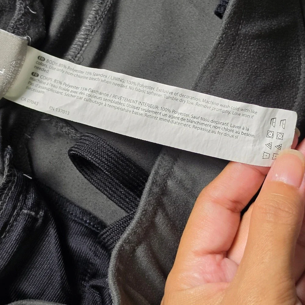 Balance Collection Jogger Pants Mens L Olive Green Athletic Zipper Pockets